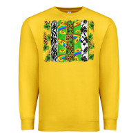 Lemon St. Patrick's Day brushstrokes Premium Sweatshirt - Neo Western