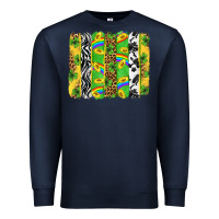 Navy St. Patrick's Day brushstrokes Premium Sweatshirt - Neo Western