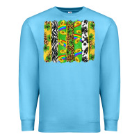 Ocean Blue St. Patrick's Day brushstrokes Premium Sweatshirt - Neo Western