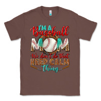Chestnut i'm a baseball mom we don't do that Classic Tee - BundleAndBundleShop