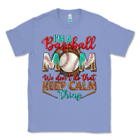 Colony Blue i'm a baseball mom we don't do that Classic Tee - BundleAndBundleShop