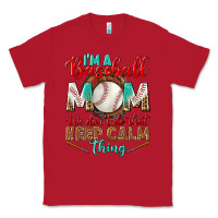 Red i'm a baseball mom we don't do that Classic Tee - BundleAndBundleShop