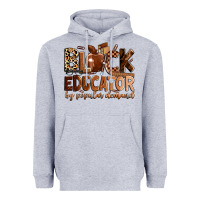 Heather Grey black educator by popular demand Heavyweight Hoodie - Zillion Design Studio
