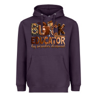 Plum black educator by popular demand Heavyweight Hoodie - Zillion Design Studio