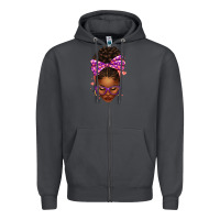 Smoke sorority colors purple carol afro messy bun woman Zipper Hoodie - texasbilliewilder