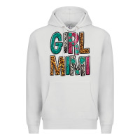 Dove Grey girl mimi Premium Hoodie - NancyCooperArtShop