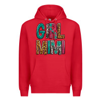 Red girl mimi Premium Hoodie - NancyCooperArtShop