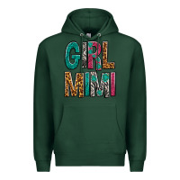 Sports Green girl mimi Premium Hoodie - NancyCooperArtShop