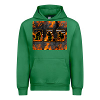 Emerald American Firefighter Dad Urban Hoodie - LillyAllenDesigns