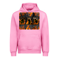 Fuchsia Pink American Firefighter Dad Urban Hoodie - LillyAllenDesigns