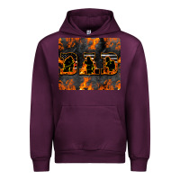 Mauve Wine American Firefighter Dad Urban Hoodie - LillyAllenDesigns