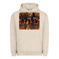 Pigment French Oak American Firefighter Dad Urban Hoodie - LillyAllenDesigns