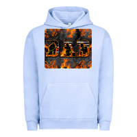 Pigment Grape Ice American Firefighter Dad Urban Hoodie - LillyAllenDesigns
