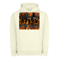 Pigment Pistachio American Firefighter Dad Urban Hoodie - LillyAllenDesigns
