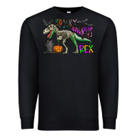 Black spooky saurus rex Premium Sweatshirt - CowhideDigitalArt