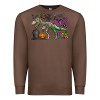 Chestnut spooky saurus rex Premium Sweatshirt - CowhideDigitalArt