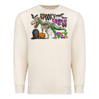 Sandshell spooky saurus rex Premium Sweatshirt - CowhideDigitalArt