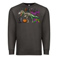 Smoke spooky saurus rex Premium Sweatshirt - CowhideDigitalArt