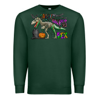 Sports Green spooky saurus rex Premium Sweatshirt - CowhideDigitalArt