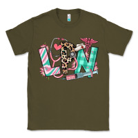 Army Green floral lpn licensed practical nurse Classic Tee - RanaPortraitStore