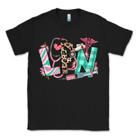 Black floral lpn licensed practical nurse Classic Tee - RanaPortraitStore