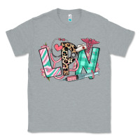 Heather Grey floral lpn licensed practical nurse Classic Tee - RanaPortraitStore