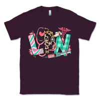 Plum floral lpn licensed practical nurse Classic Tee - RanaPortraitStore