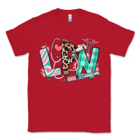 Red floral lpn licensed practical nurse Classic Tee - RanaPortraitStore