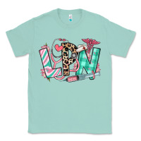 Seafoam floral lpn licensed practical nurse Classic Tee - RanaPortraitStore