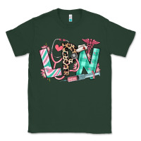 Sports Green floral lpn licensed practical nurse Classic Tee - RanaPortraitStore