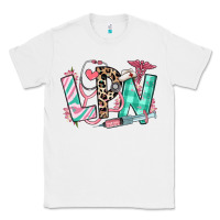 White floral lpn licensed practical nurse Classic Tee - RanaPortraitStore