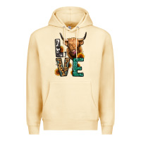 Pina Colada love long haired cow Premium Hoodie - Jasminsmagicworld