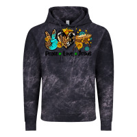 Cloud Black peace love jesus Vintage Hoodie - AdoDesignShop