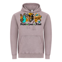 Vintage Zinc peace love jesus Vintage Hoodie - AdoDesignShop