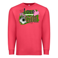 Cardinal love my girl soccer Premium Sweatshirt - HRA Design Shop
