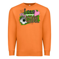 Carrot love my girl soccer Premium Sweatshirt - HRA Design Shop