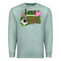 Seafoam love my girl soccer Premium Sweatshirt - HRA Design Shop