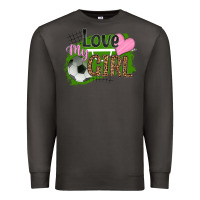 Smoke love my girl soccer Premium Sweatshirt - HRA Design Shop