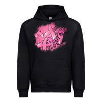 Black breast cancer patches Urban Hoodie - Jasminsmagicworld