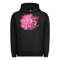 Pigment Black breast cancer patches Urban Hoodie - Jasminsmagicworld