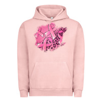 Pigment Salmon breast cancer patches Urban Hoodie - Jasminsmagicworld