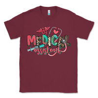 Burgundy medical assistant Classic Tee - RanaPortraitStore