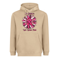Mushroom in october we wear pink sunflower Heavyweight Hoodie - RanaPortraitStore