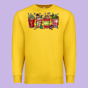 Christmas Drink Premium Sweatshirt Designed By Cowhidedigitalart