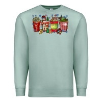 Seafoam christmas drink Premium Sweatshirt - CowhideDigitalArt