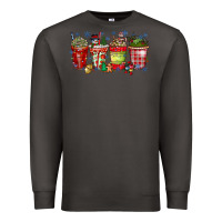 Smoke christmas drink Premium Sweatshirt - CowhideDigitalArt