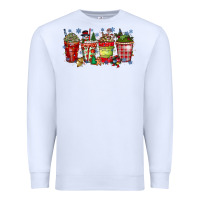 White christmas drink Premium Sweatshirt - CowhideDigitalArt