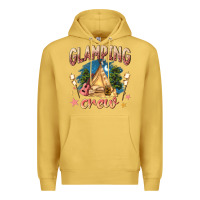 Antique Gold glamping crew Premium Hoodie - NancyCooperArtShop