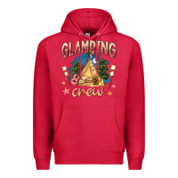 Cardinal glamping crew Premium Hoodie - NancyCooperArtShop