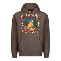 Coffee glamping crew Premium Hoodie - NancyCooperArtShop